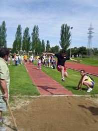 Momento de la participación en el salto de longitud