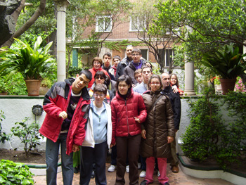 En los jardines de la Casa Museo