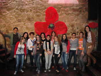 Grupo de voluntarios que han hecho posible que la fiesta sea un exito.