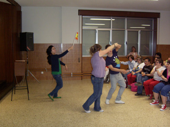 Momento del pasodoble "Viva España"