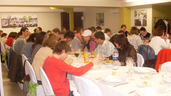 Foto parnóramica del comedor